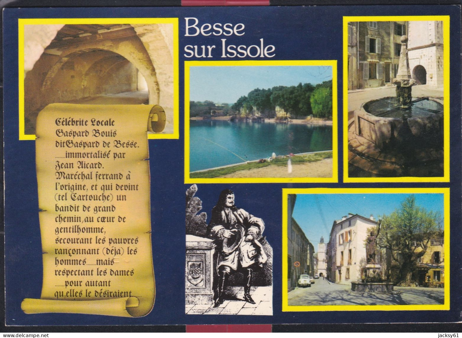 83 - Besse Sur Issole - Le Passage Voüté - Le Lac - La Fontaine - La Place - Besse-sur-Issole