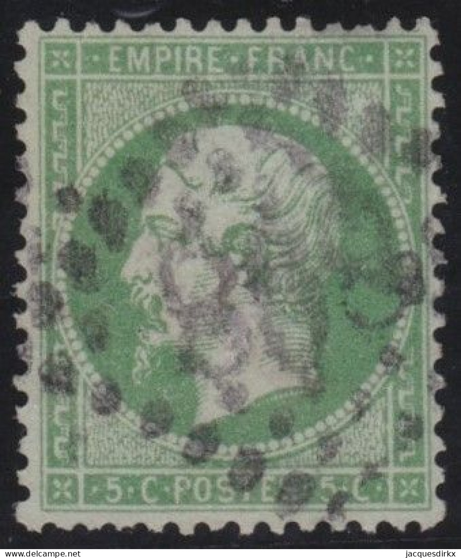 France  .  Y&T   .     20    .   O      .    Oblitéré - 1862 Napoléon III