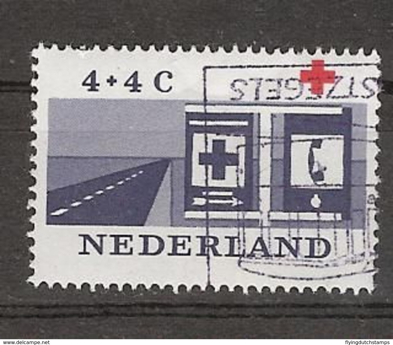 NVPH Nederland Netherlands Pays Bas Niederlande Holanda 795 Used ; Rode Kruis, Croix Rouge, Cruz Roja, Red Cross 1963 - Used Stamps