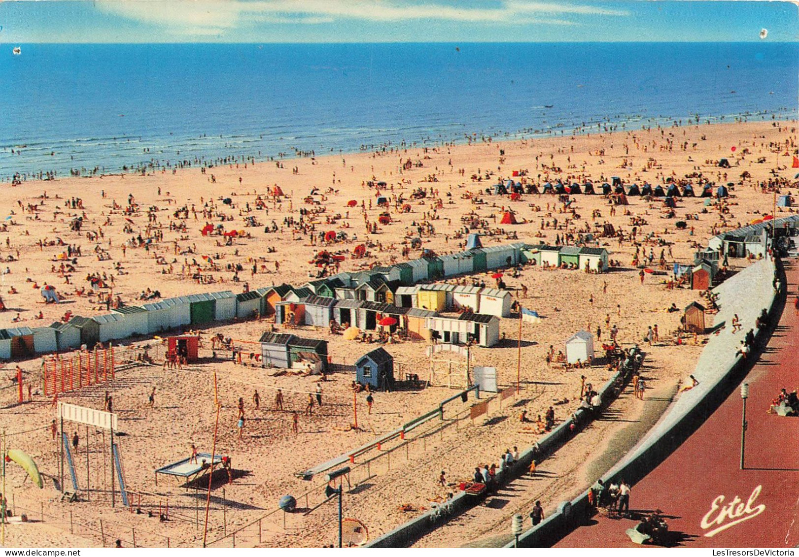 FRANCE - La Côte D'Opale - Berck Plage (Pas De Calais) - La Plage Et Les Jeux Vus De L'esplanade - Animé - Carte Postale - Berck