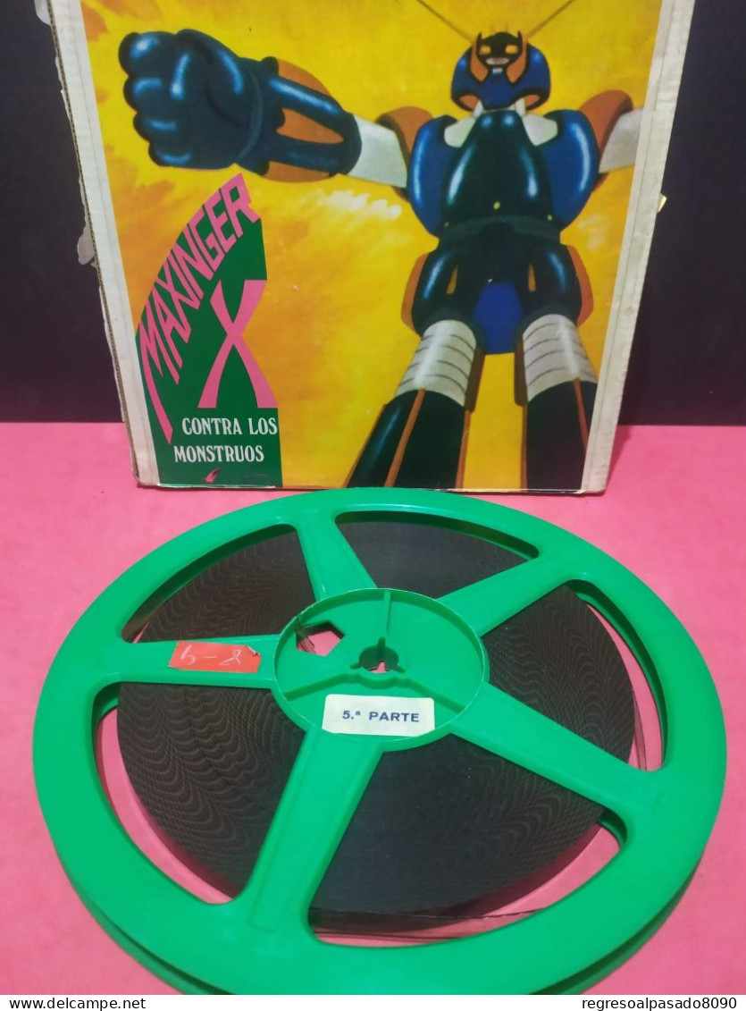 Antigua Pelicula Super 8 Dibujos Animados Maxinger X ( Gloizer X) Creadores De Mazinger Z 1976 - Autres Formats