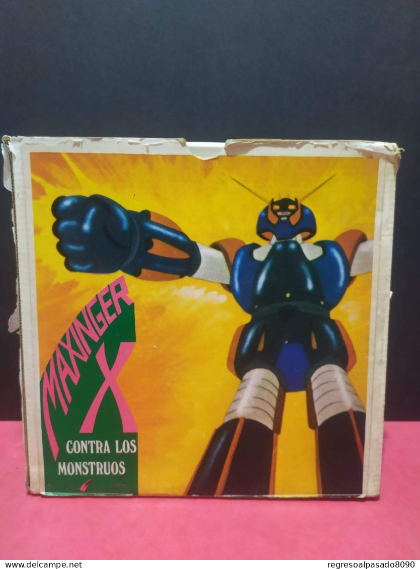 antigua pelicula super 8 dibujos animados maxinger x ( gloizer x) creadores de mazinger z 1976