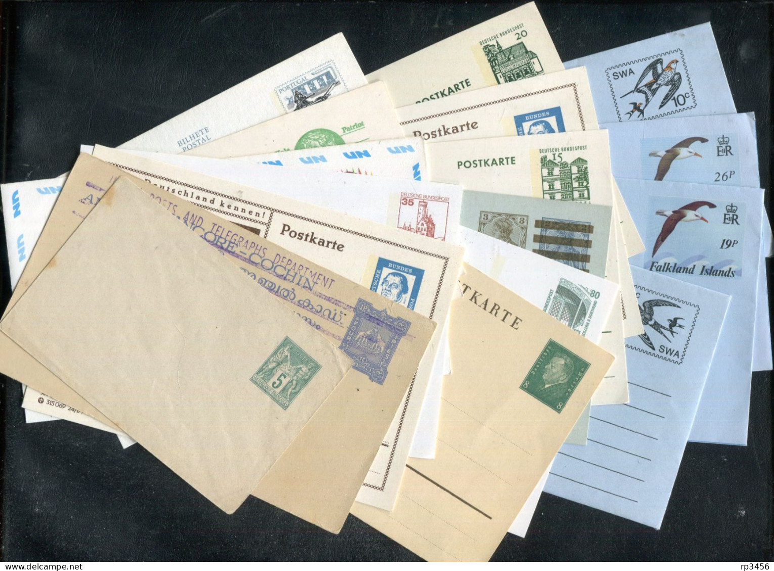 "WELTWEIT" Partie Mit 16 Ganzsachen ** (80057) - Lots & Kiloware (mixtures) - Max. 999 Stamps