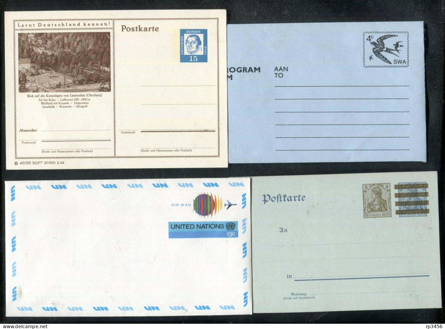 "WELTWEIT" Partie Mit 16 Ganzsachen ** (80057) - Lots & Kiloware (mixtures) - Max. 999 Stamps