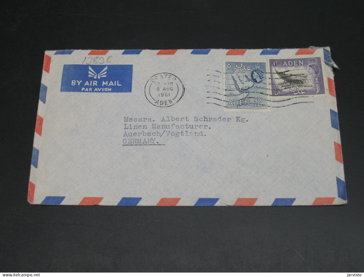 Aden 1961 Airmail Cover To Germany *13838 - Aden (1854-1963)