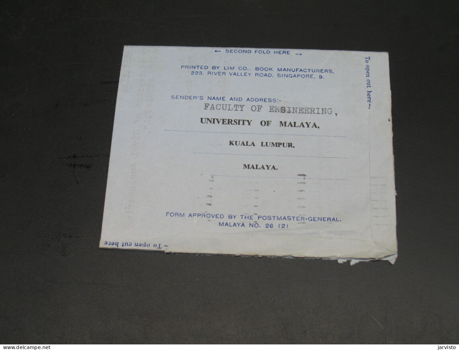 Malaysia 1966 Aerogramme To Usa *13841 - Federated Malay States