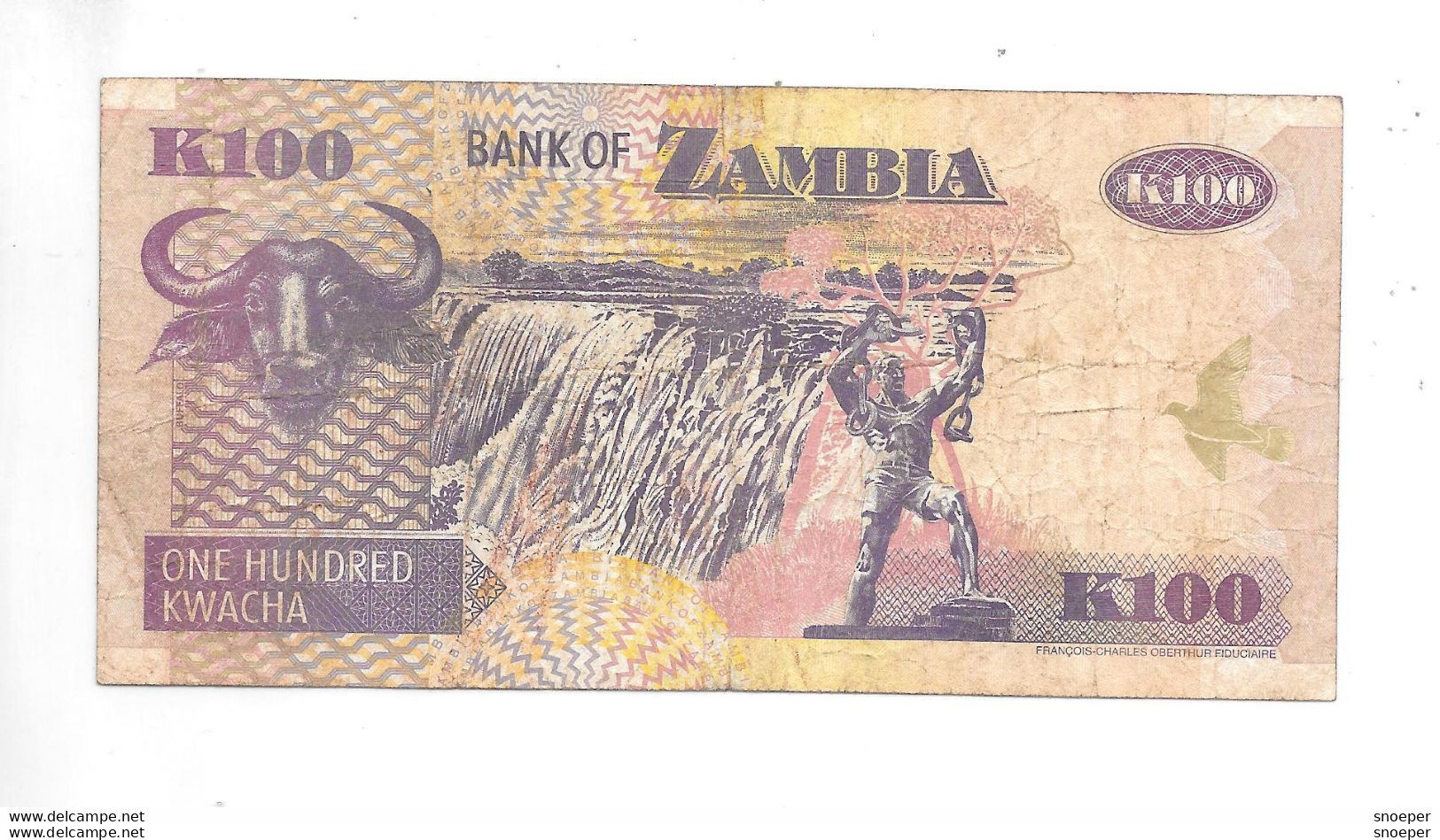 *zambia 100 Kwacha 2006  38f - Zambia