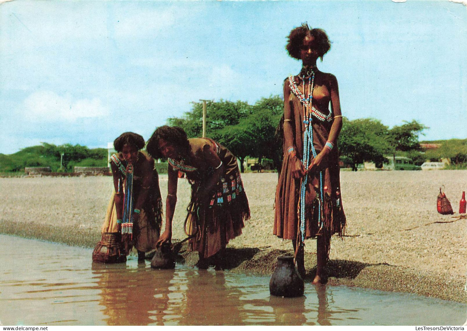 ETHIOPIE - Femme Calla Au Lac Sidamo - Carte Postale Ancienne - Ethiopie