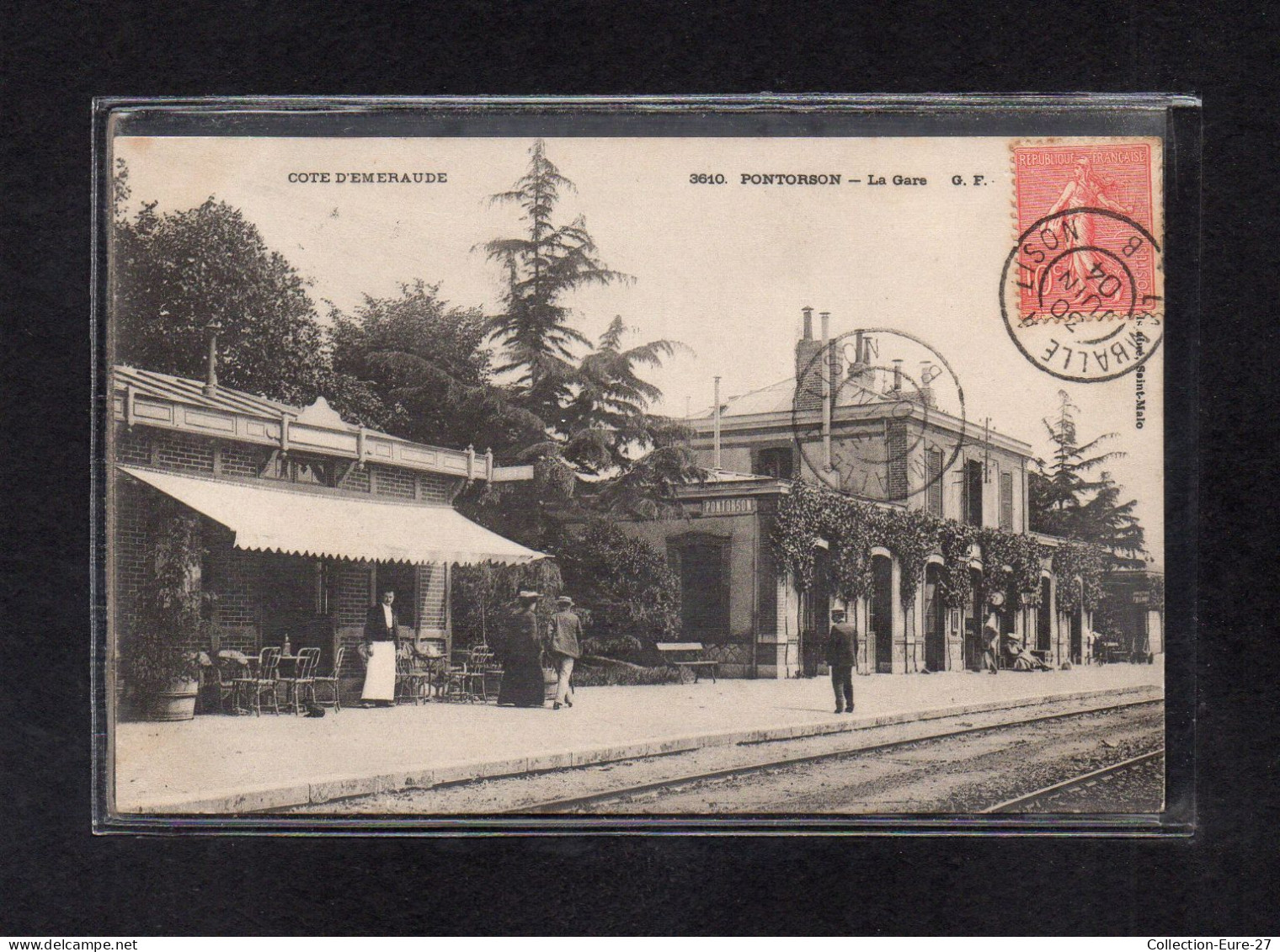 (14/02/24) 50-CPA PONTORSON - LA GARE - Pontorson