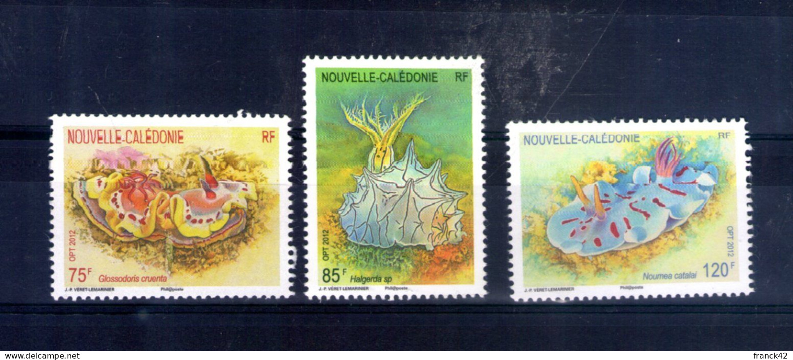 Nouvelle Calédonie. Nudibranches. 2012 - Unused Stamps