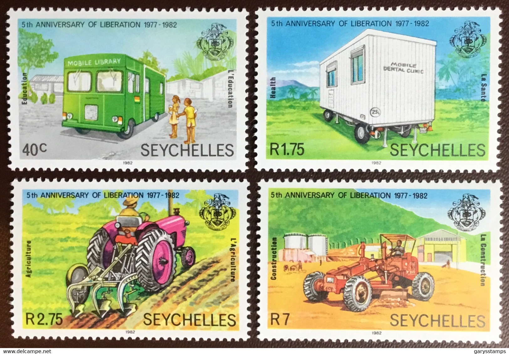 Seychelles 1982 Liberation Anniversary Transport MNH - Seychelles (1976-...)