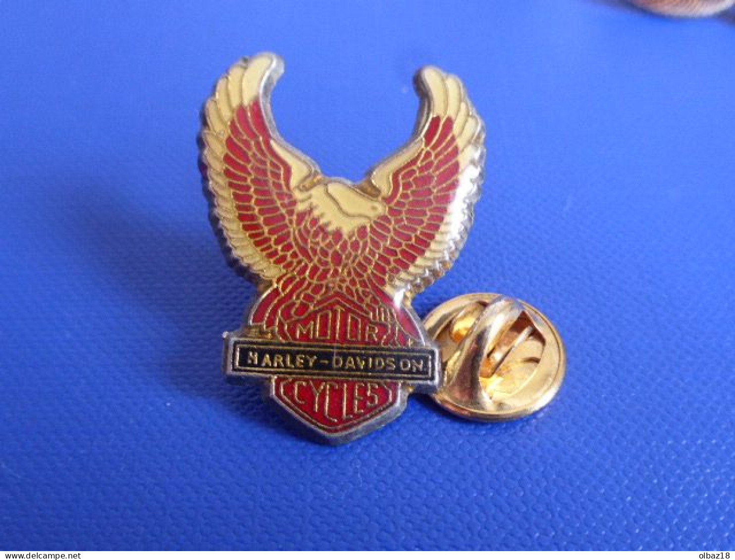 Pin's Moto Harley Davidson Motor Cycles - Aigle Logo (JF16) - Motos