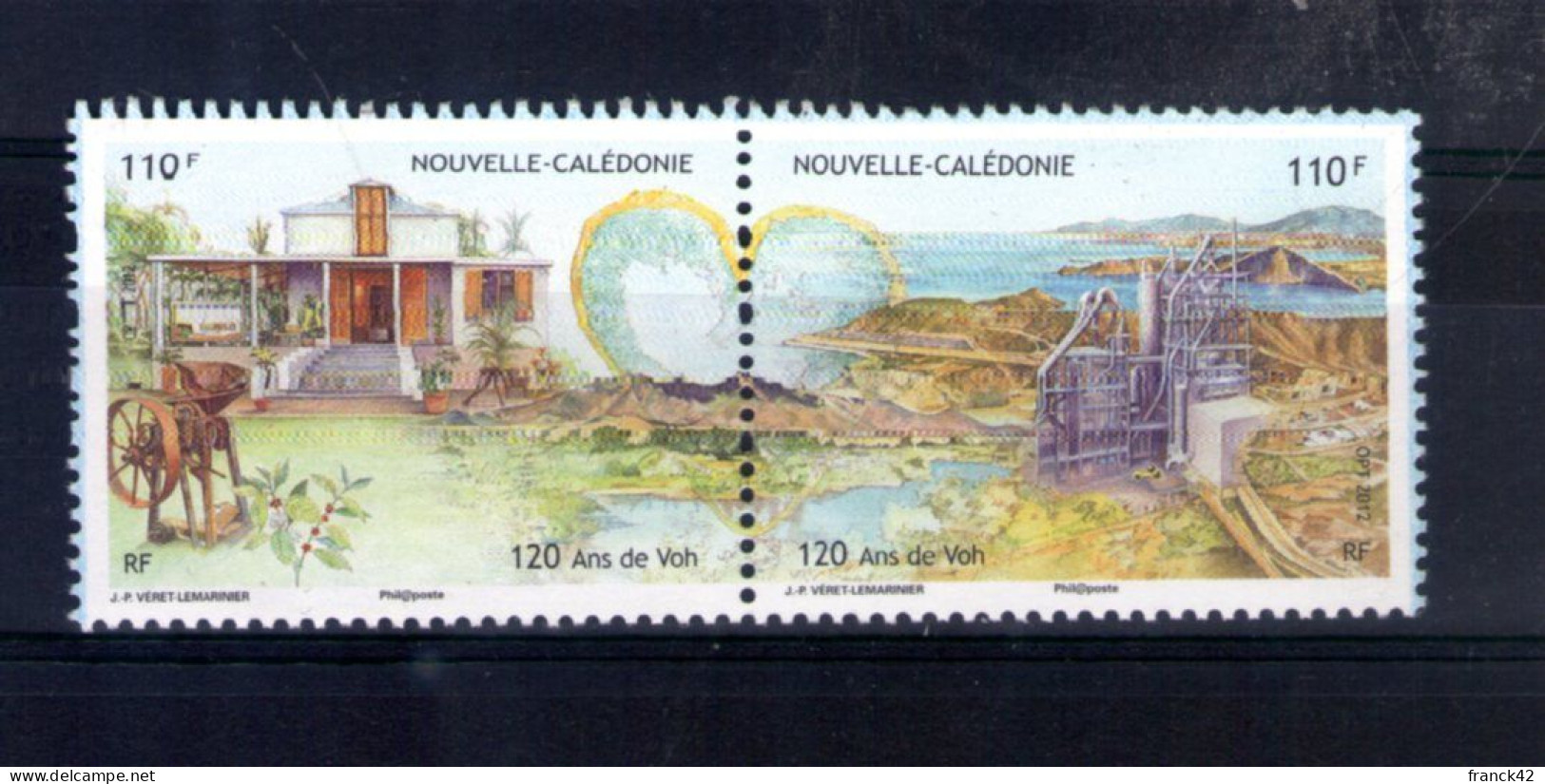 Nouvelle Calédonie. 120 Ans De Voh. 2012 - Unused Stamps