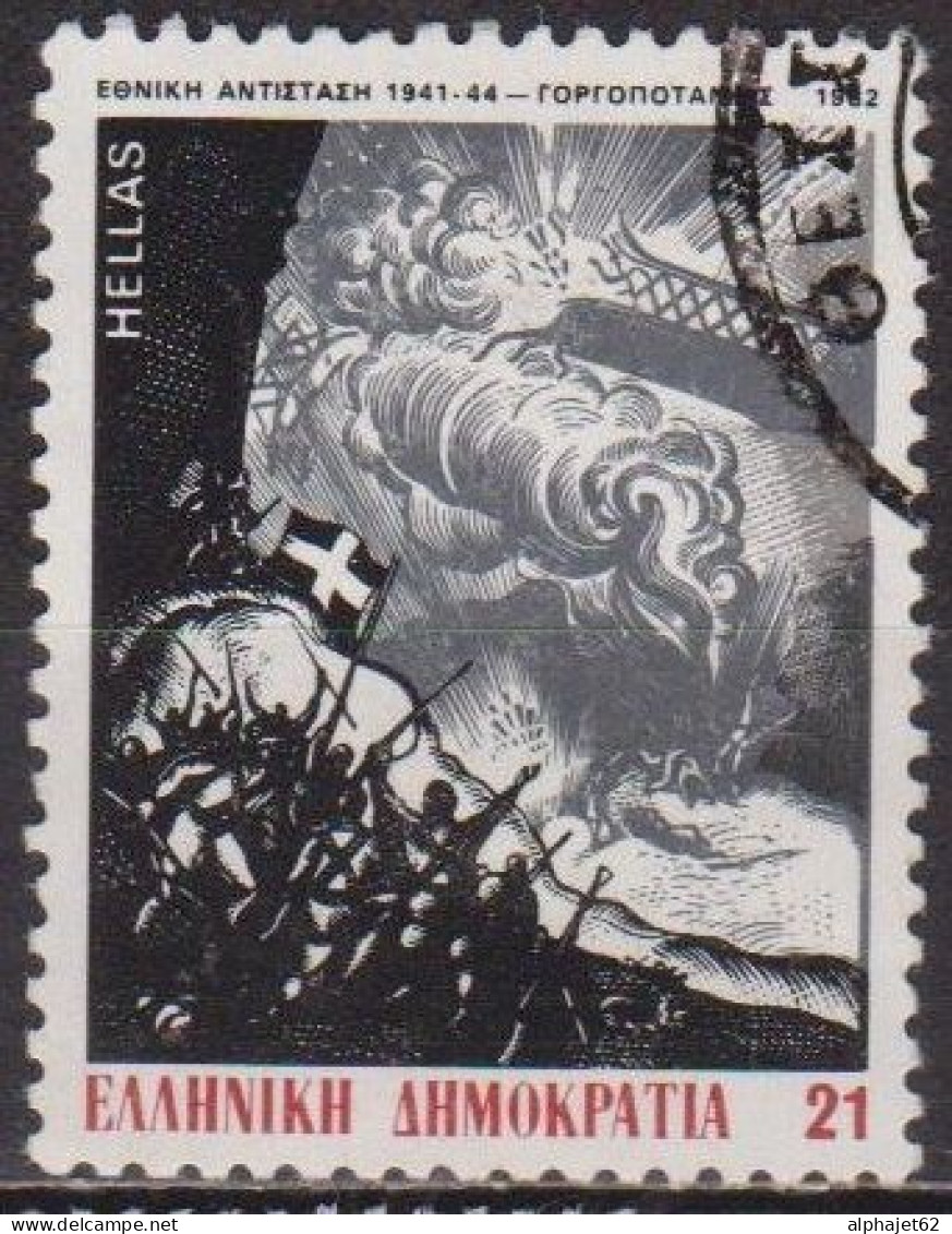 Résistance Nationale - GRECE - Bataille De Gorgopotamos - N° 1478 - 1982 - Used Stamps