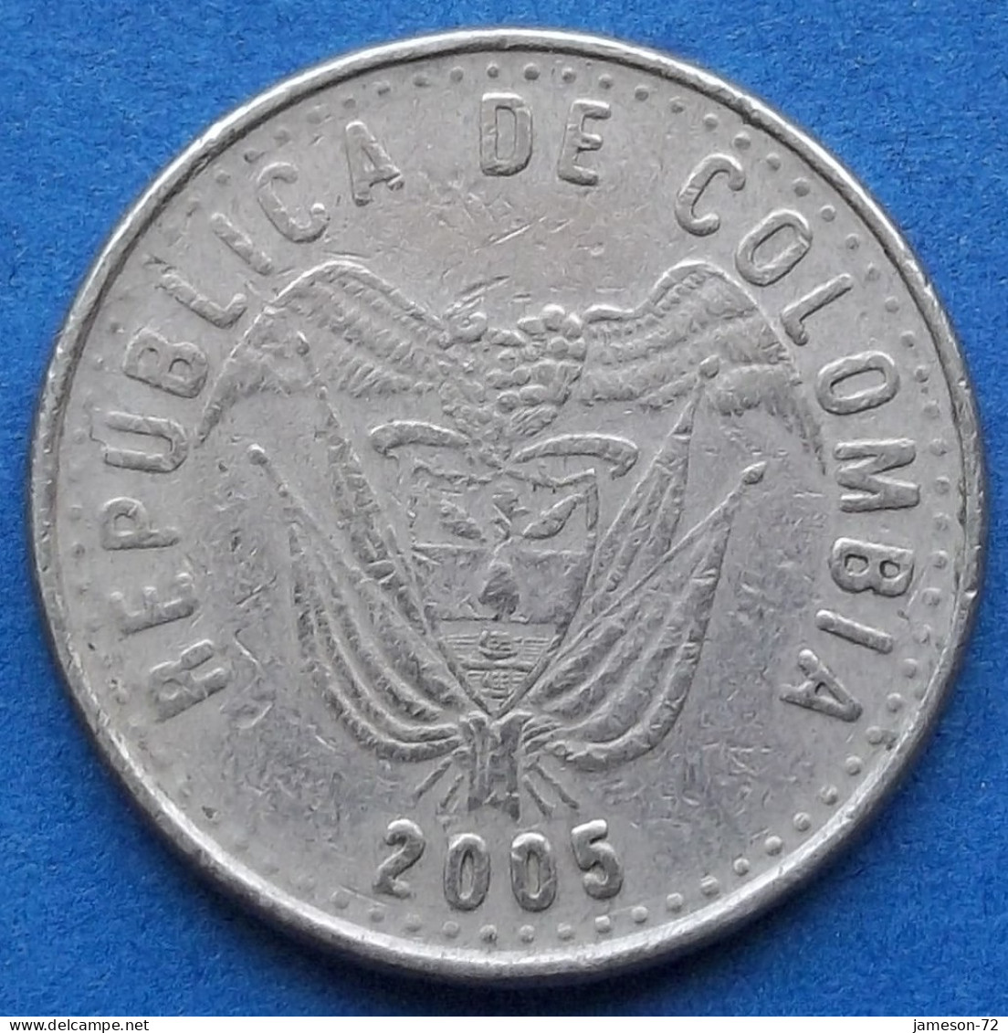 COLOMBIA - 50 Pesos 2005 KM# 283.2 Republic - Edelweiss Coins - Colombia