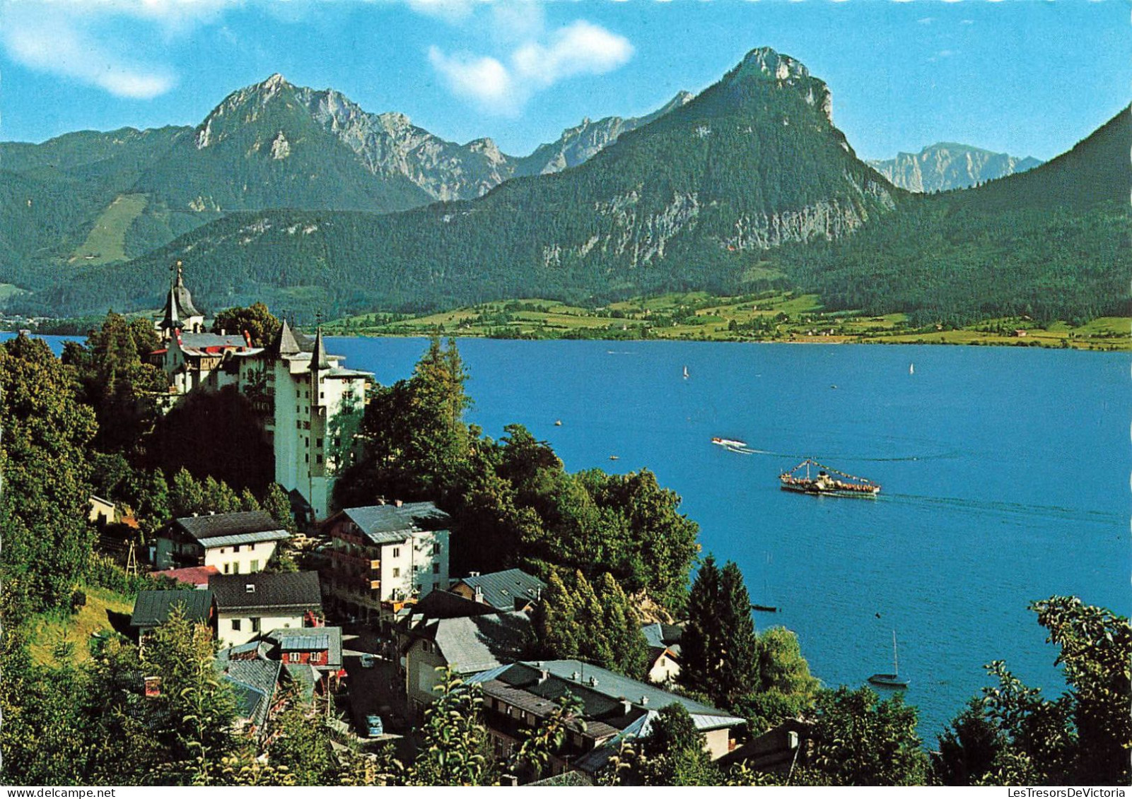 AUTRICHE - St Wolfgang Die Perle Im Salzkammergut Am Wolfgangsee - Im Hintergrund - Carte Postale - St. Wolfgang