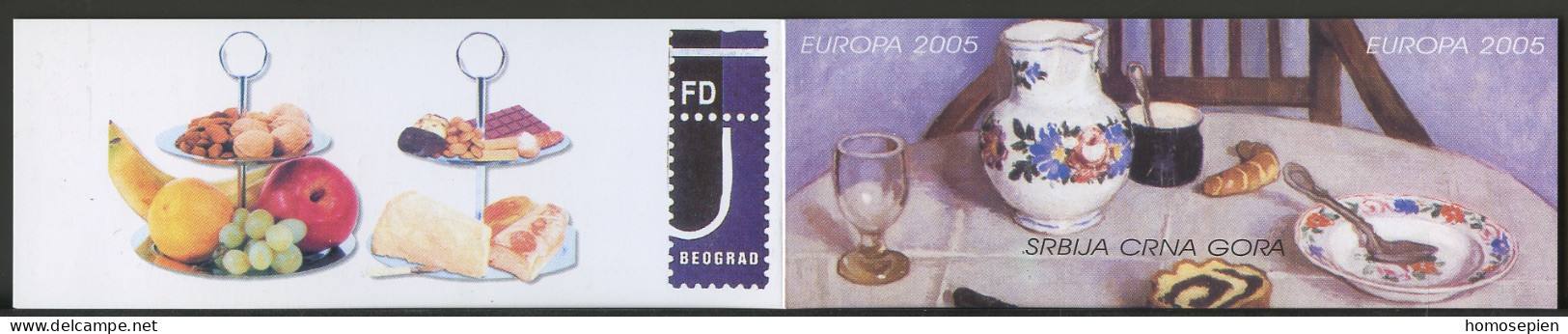 Serbie Et Monténégro - Serbia - Serbien Carnet 2005 Y&T N°C3104 à 3105 - Michel N°MH3269 à 3270 *** - EUROPA - 2005