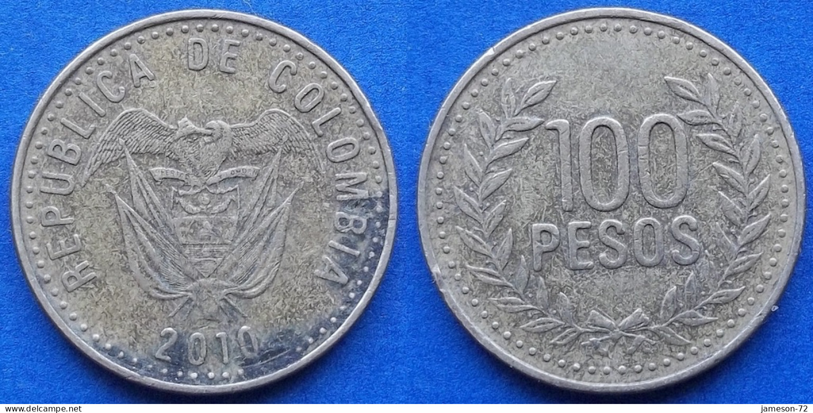 COLOMBIA - 100 Pesos 2010 KM# 285.2 Republic - Edelweiss Coins - Colombie