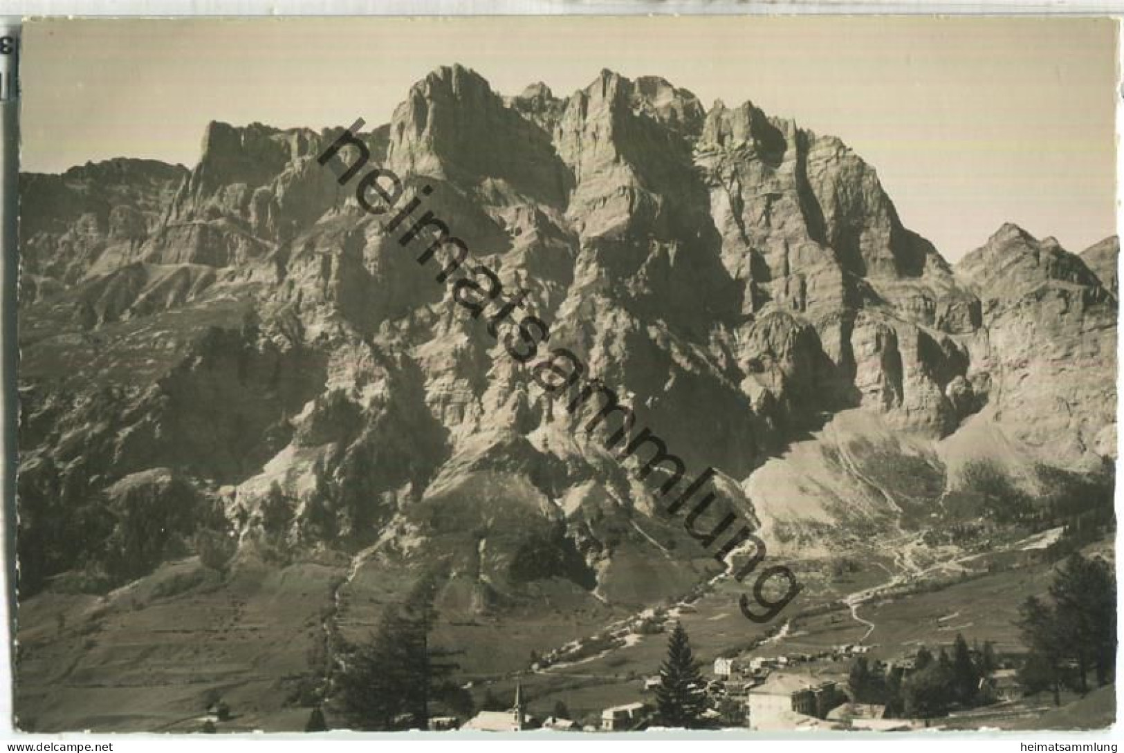 Leukerbad - Löshörner - Daubenhorn - Foto-Ansichtskarte - Verlag E. Gyger Adelboden - Loèche-les-Bains