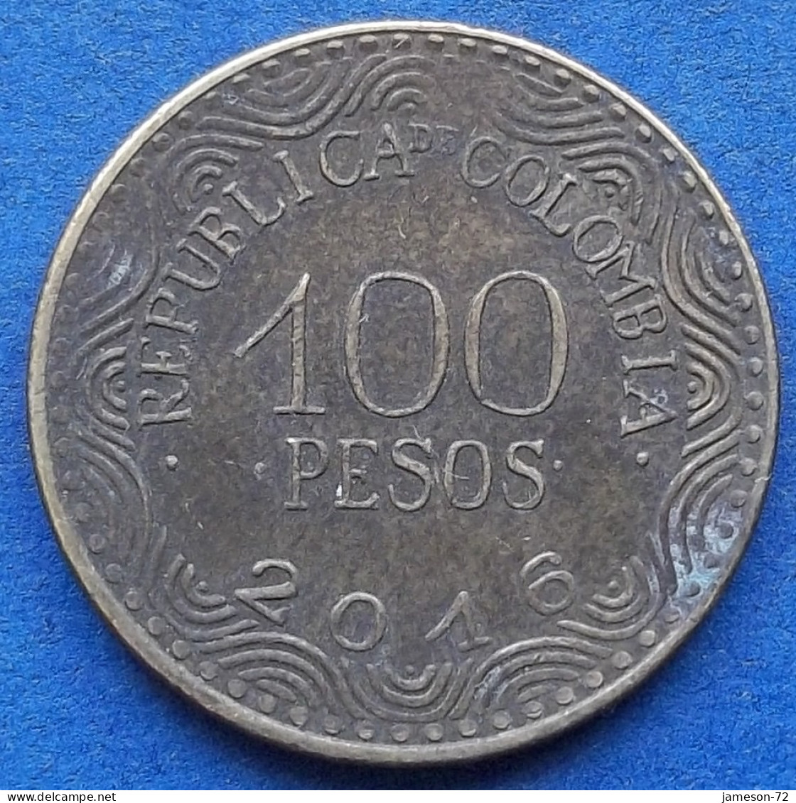 COLOMBIA - 100 Pesos 2016 "Frailejon" KM# 296 Republic - Edelweiss Coins - Colombia