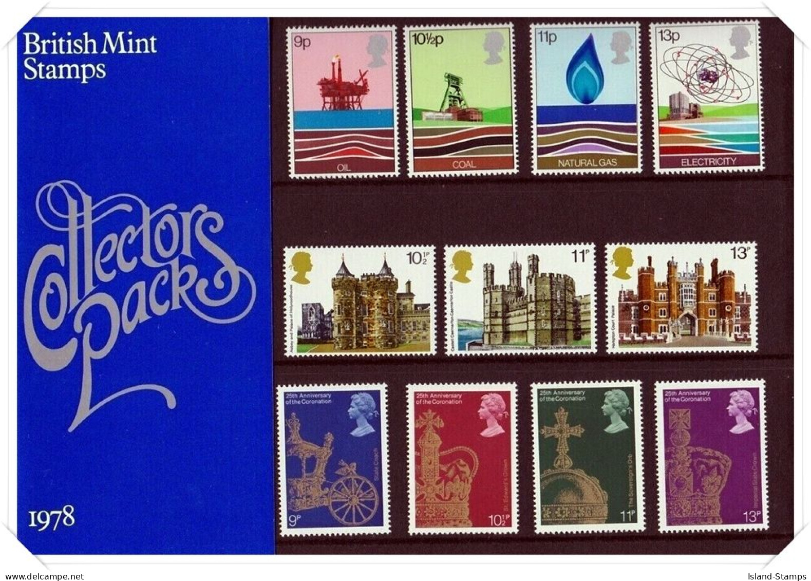 1978 Collectors Pack Includes The Year's Complete Commemorative Sets Superb UM Hrd4 - Presentation Packs