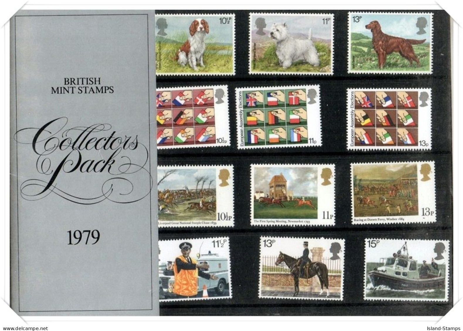 1979 Collectors Pack Includes The Year's Complete Commemorative Sets Superb UM Hrd4 - Presentation Packs