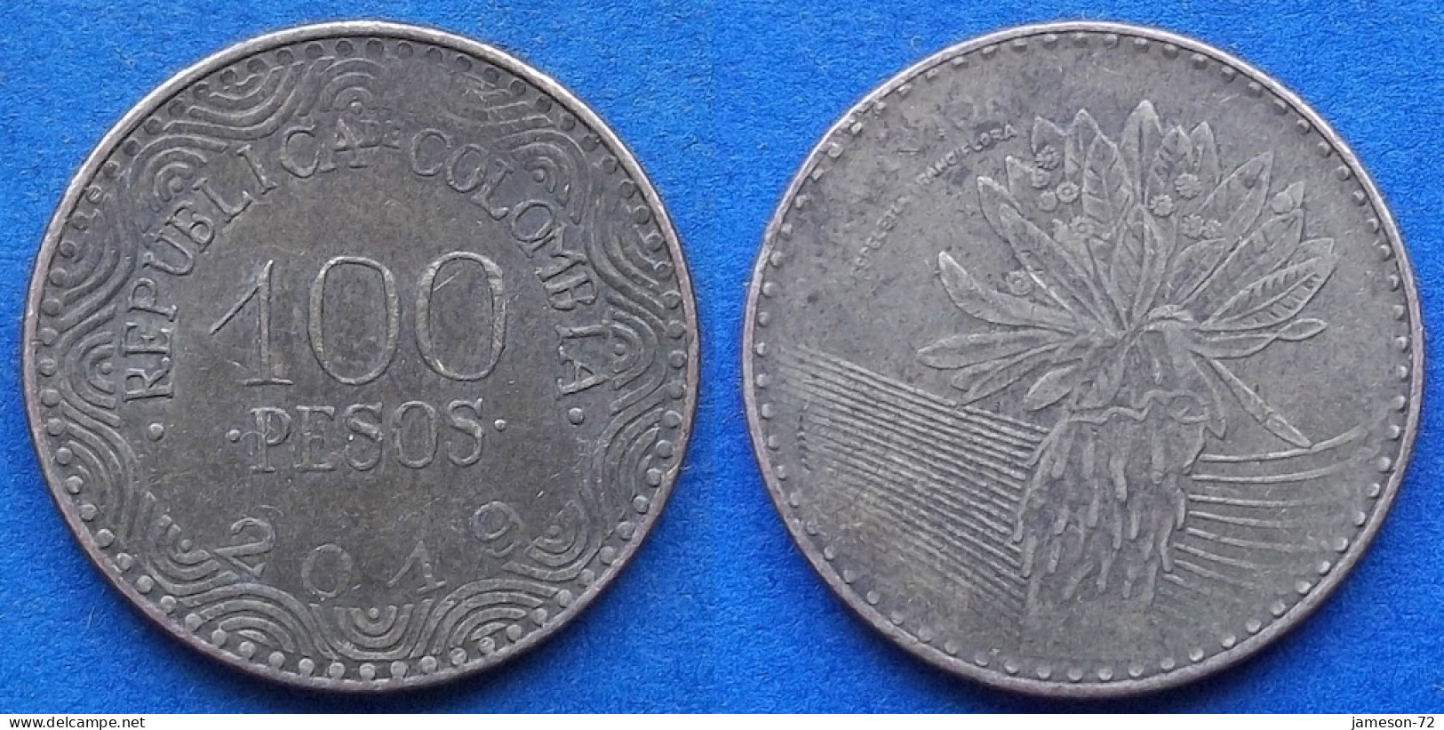 COLOMBIA - 100 Pesos 2019 "Frailejon" KM# 296 Republic - Edelweiss Coins - Colombia