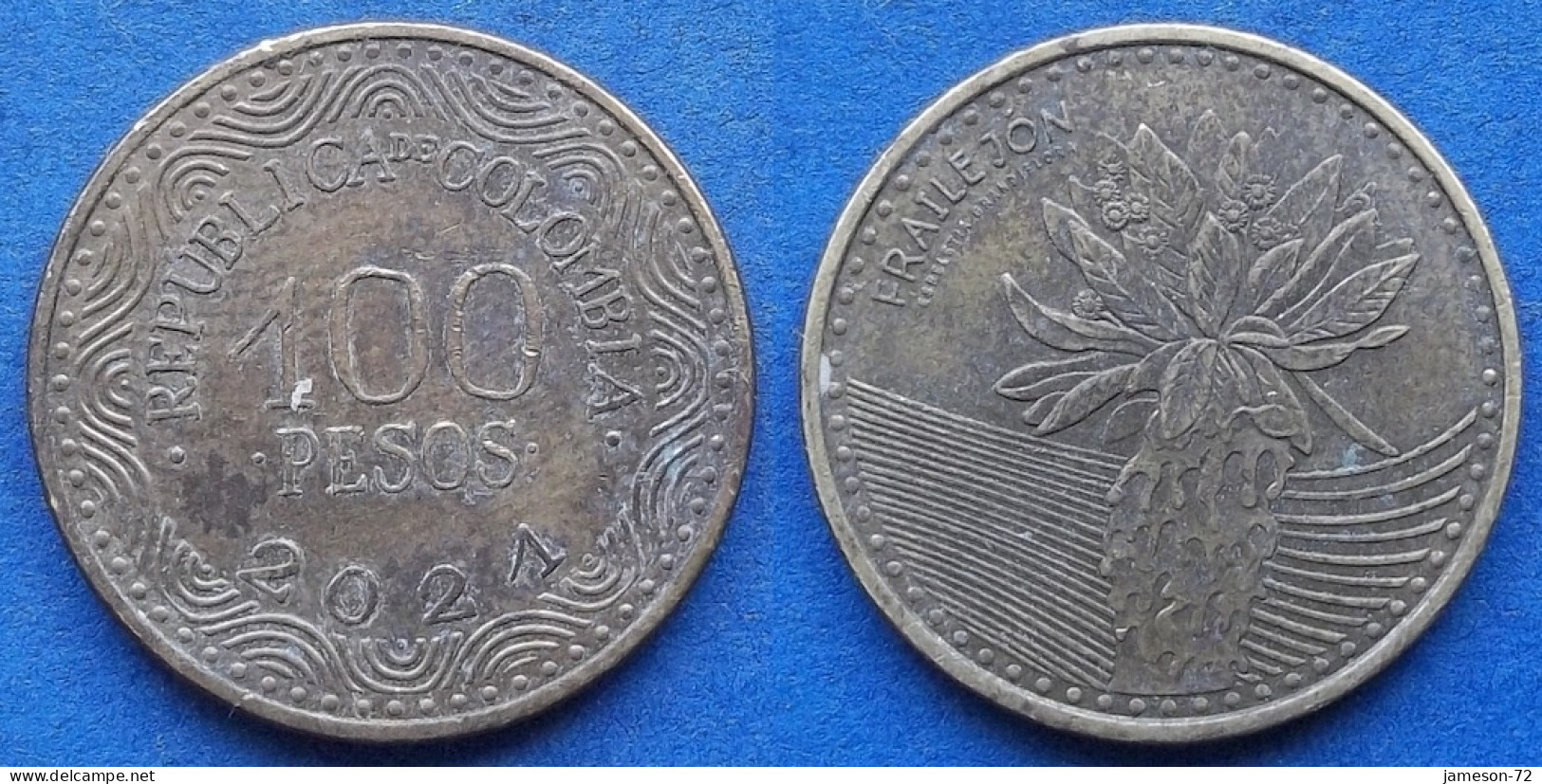 COLOMBIA - 100 Pesos 2021 "Frailejon" KM# 296 Republic - Edelweiss Coins - Colombia