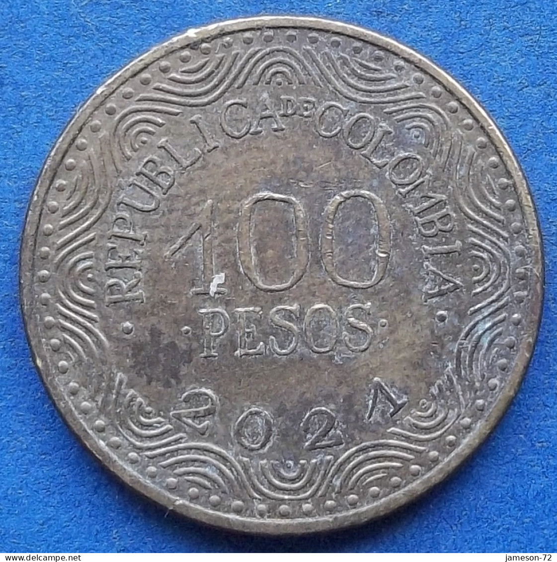 COLOMBIA - 100 Pesos 2021 "Frailejon" KM# 296 Republic - Edelweiss Coins - Colombia