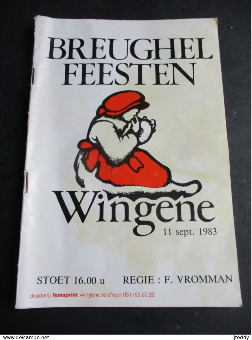 Oud Boekje    1983  BREUGHEL  FEESTEN  Stoet  ---  Regie  F .  VROMMAN   WINGENE - Wingene