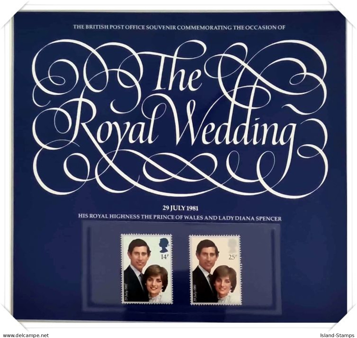 1981 Stamps Royal Silver Wedding Souvenir Book With Stamps MNH HRD4 - Presentation Packs
