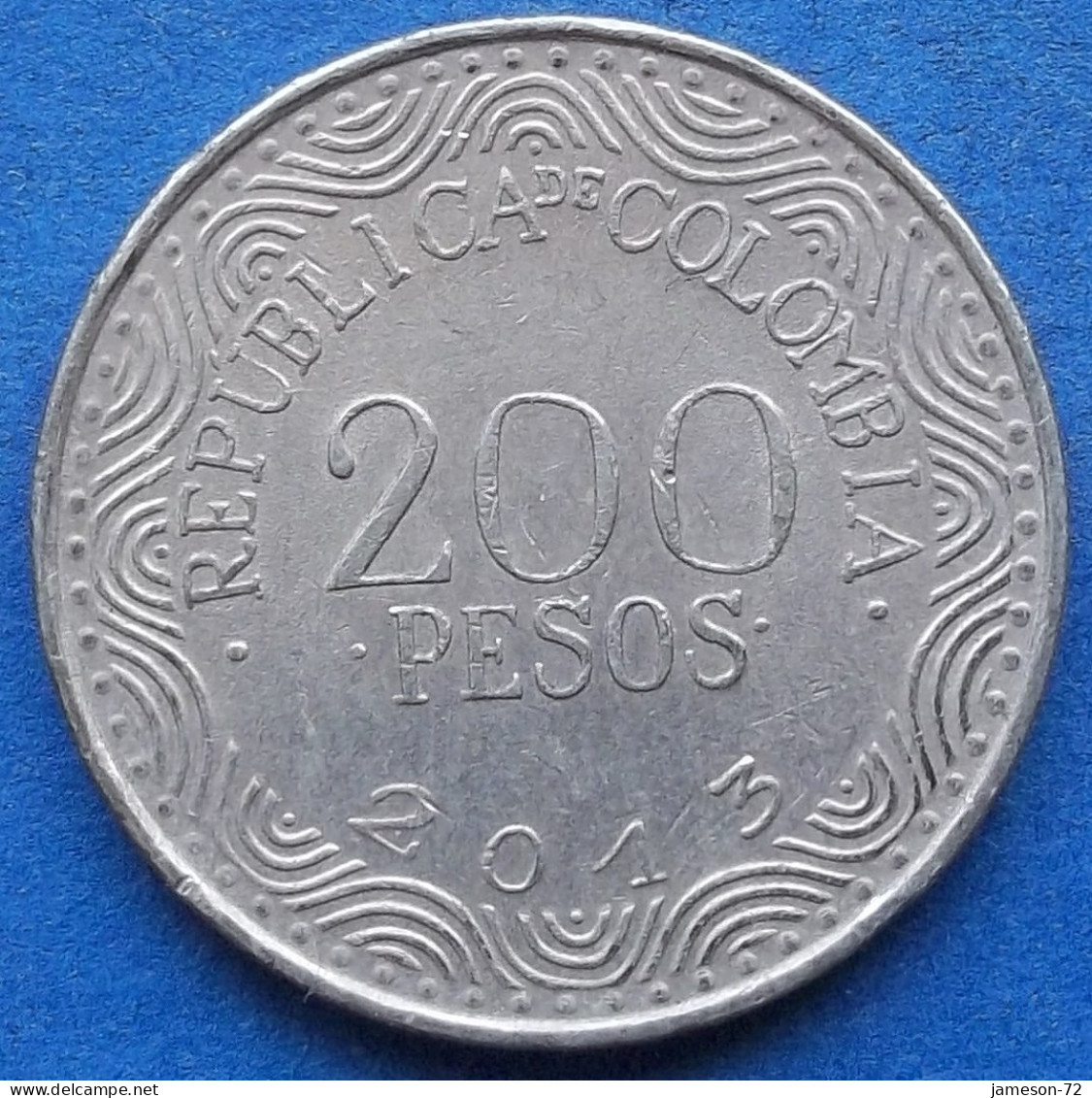 COLOMBIA - 200 Pesos 2013 "Scarlet Macaw" KM# 297 Republic - Edelweiss Coins - Kolumbien