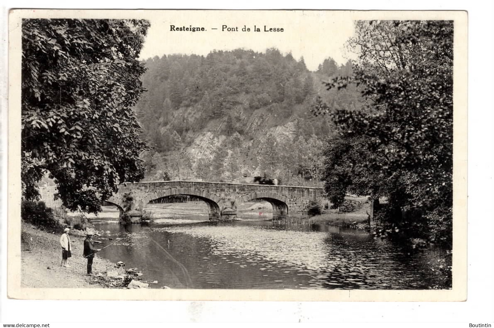 Resteigne Pont De La Lesse ( Pêcheur ) - Tellin