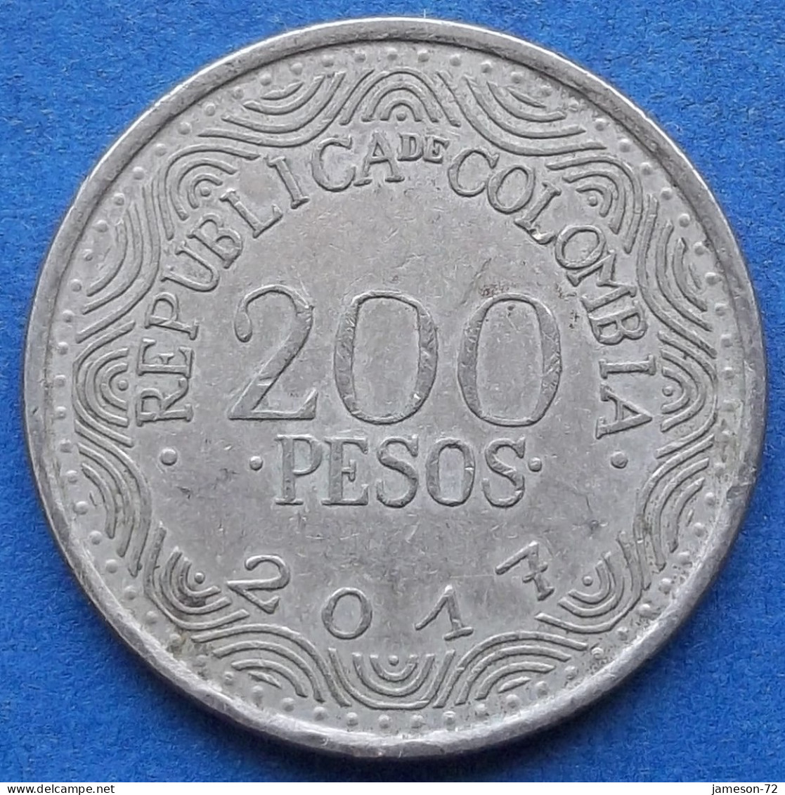 COLOMBIA - 200 Pesos 2017 "Scarlet Macaw" KM# 297 Republic - Edelweiss Coins - Colombia