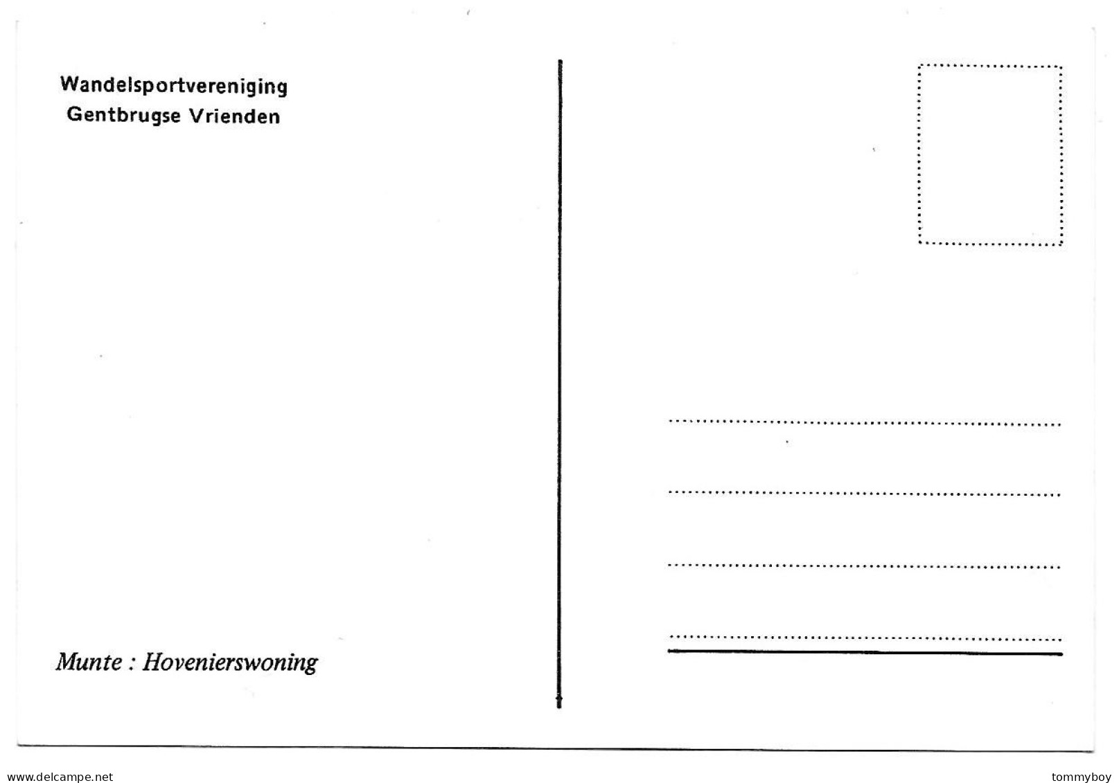 CPA Munte, Hovenierswoning - Merelbeke