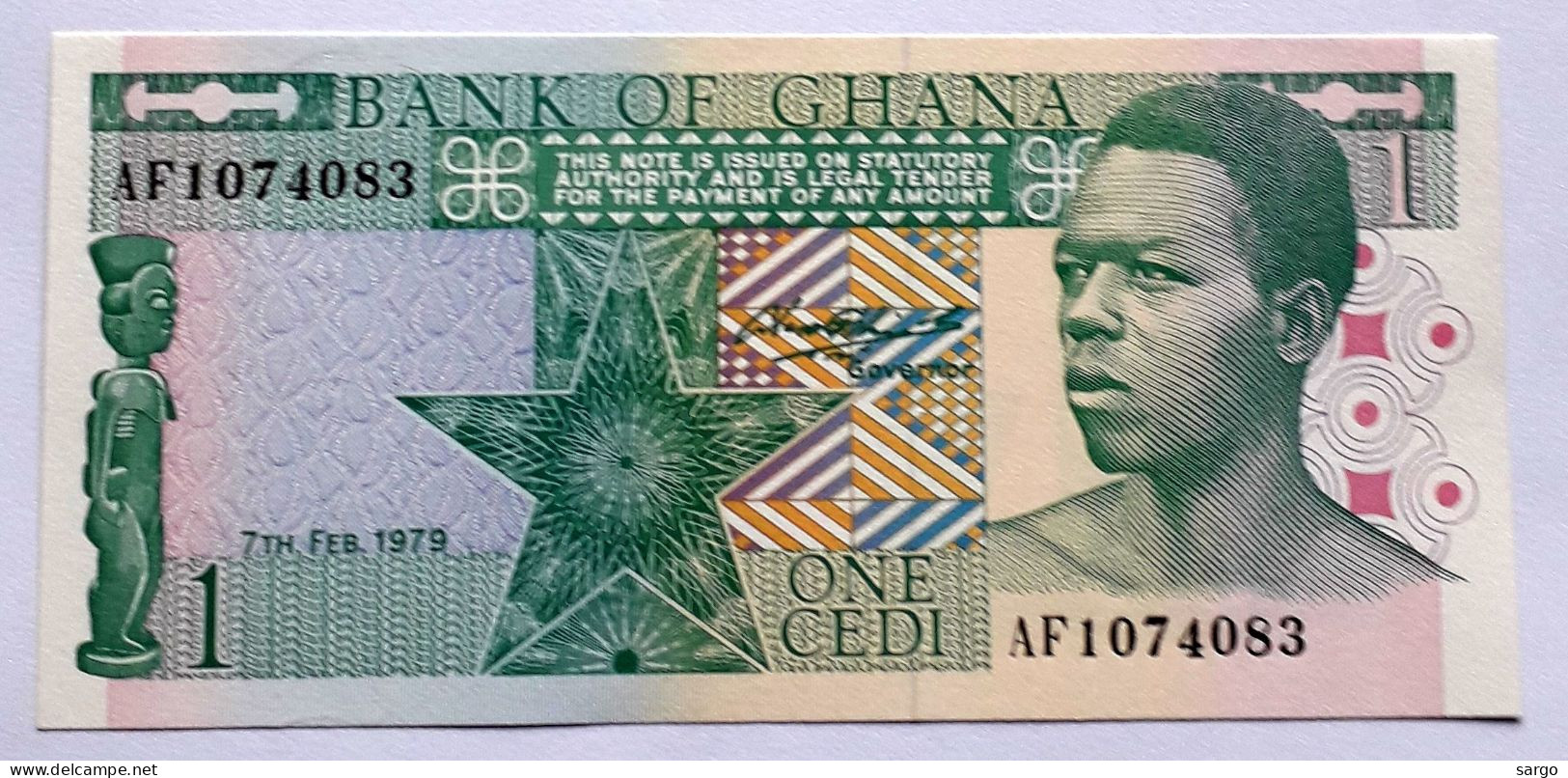 GHANA - 1 CEDI - P 17 (1982) - UNC - BANKNOTES - PAPER MONEY - CARTAMONETA - - Ghana