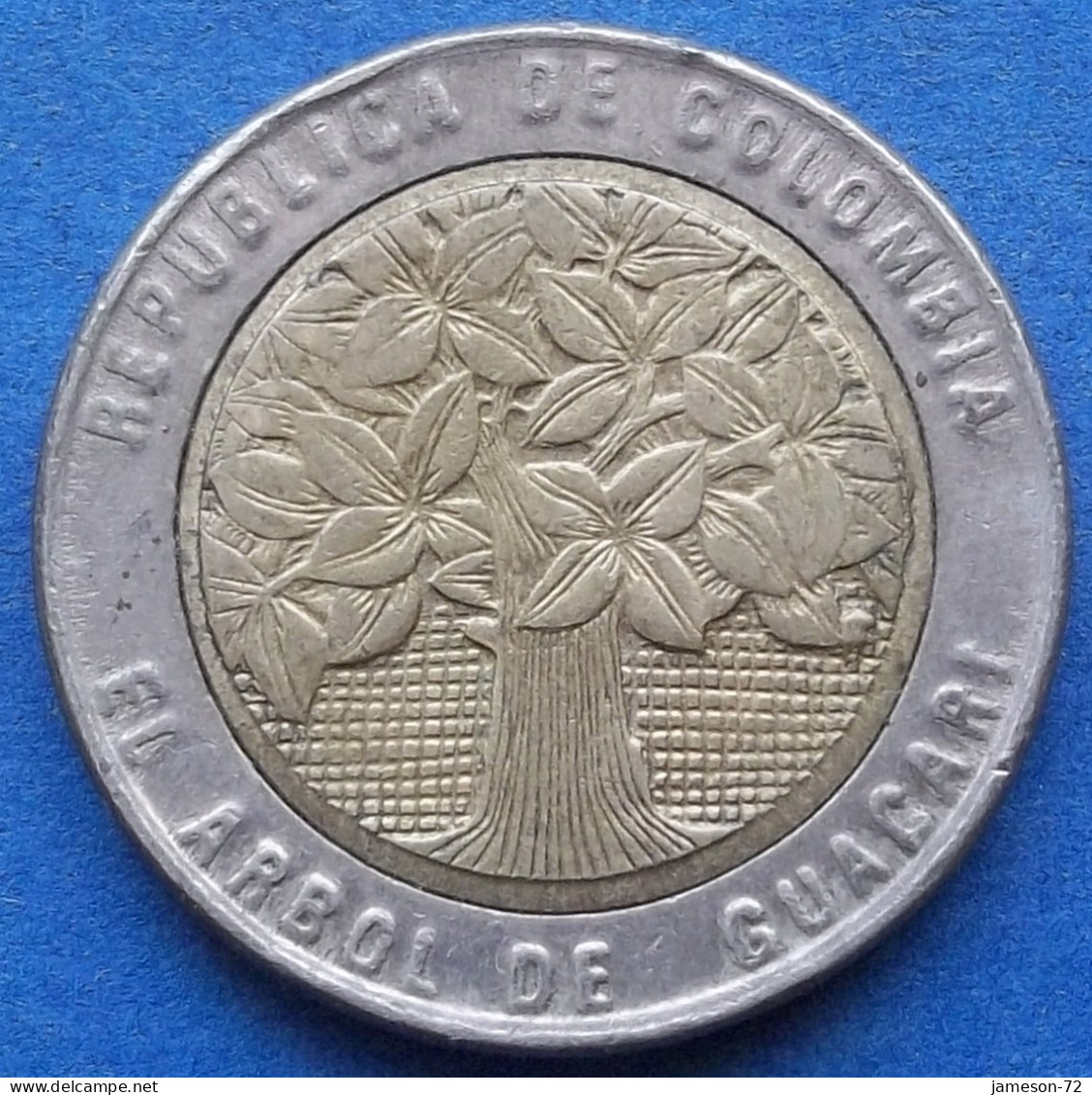 COLOMBIA - 500 Pesos 2007 "Guacari Tree" KM# 286 Republic - Edelweiss Coins - Kolumbien