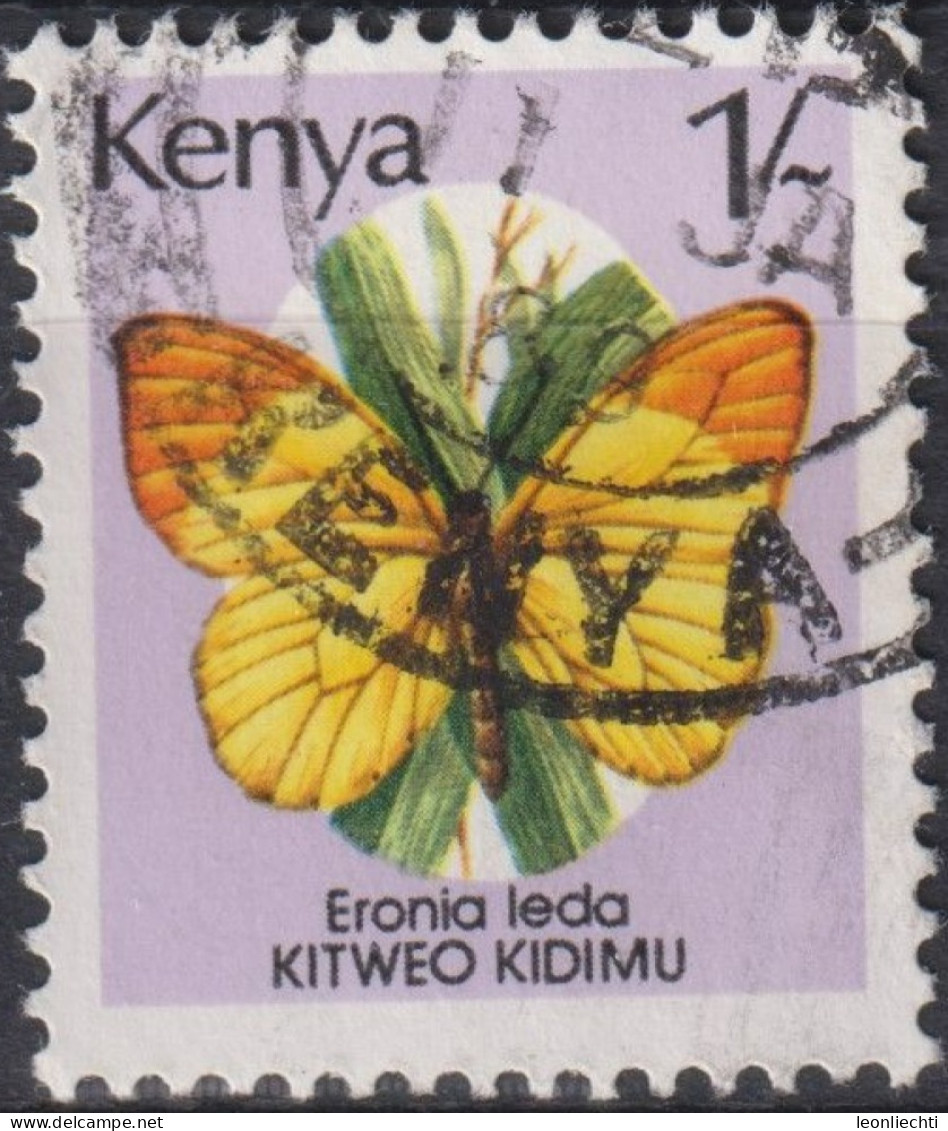 1988 Kenia ° Mi:KE 420, Sn:KE 430, Yt:KE 416, Autumn Leaf Vagrant (Eronia Leda), Butterflies (1988) - Kenya (1963-...)