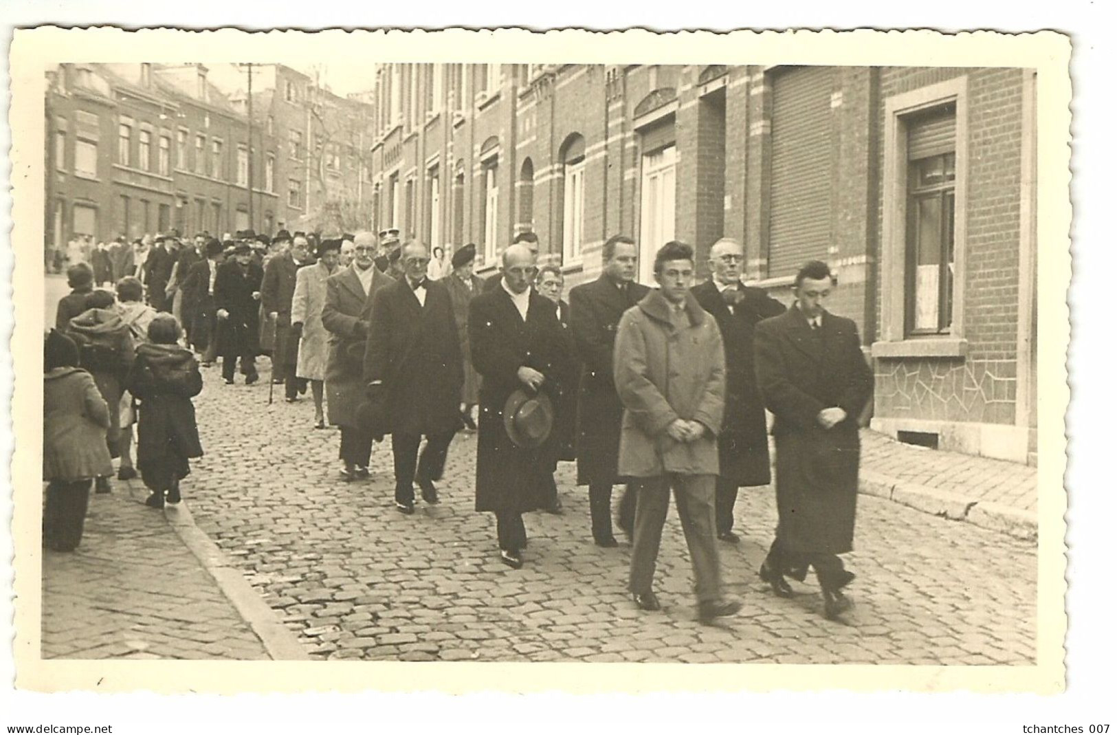 ANDRIMONT -  DISON - ??? PHOTO CARTE - FUNÉRAILLES - DEWAIDE José - Ancien Combattant - Réfractaire - Prisonnier WW2