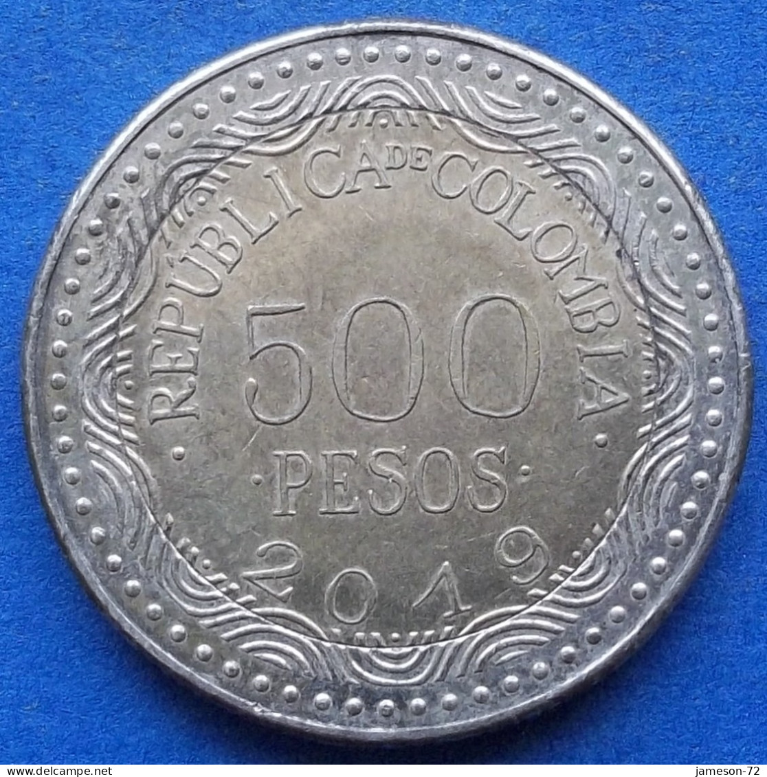 COLOMBIA - 500 Pesos 2019 "Glass Frog" KM# 298 Republic - Edelweiss Coins - Colombia