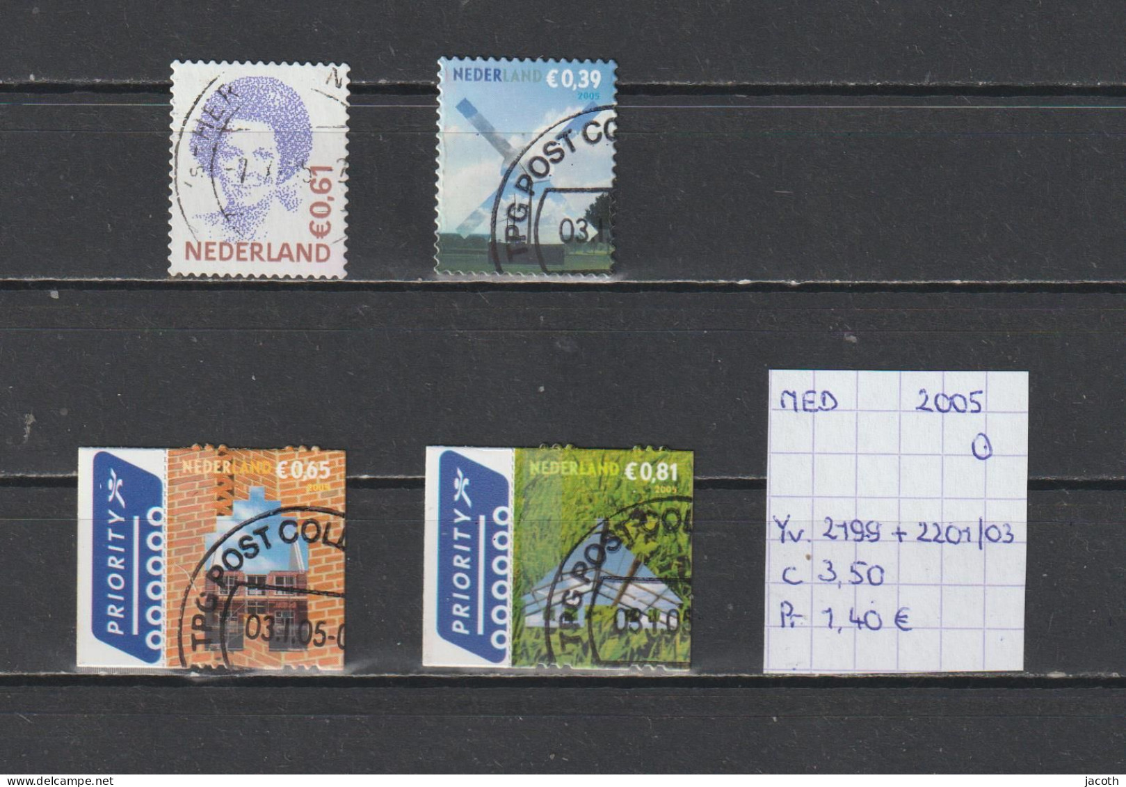 Nederland 2005 - YT 2199 + 2201/03 (gest./obl./used) - Usati