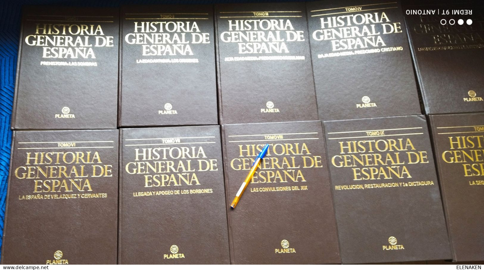 LIBROS HISTORIA GENERAL DE ESPAÑA COMPLETA - 12 Tomos - Planeta - Escrita Y Dirigida Por RICARDO DE LA CIERVA - 1980 - Cultura