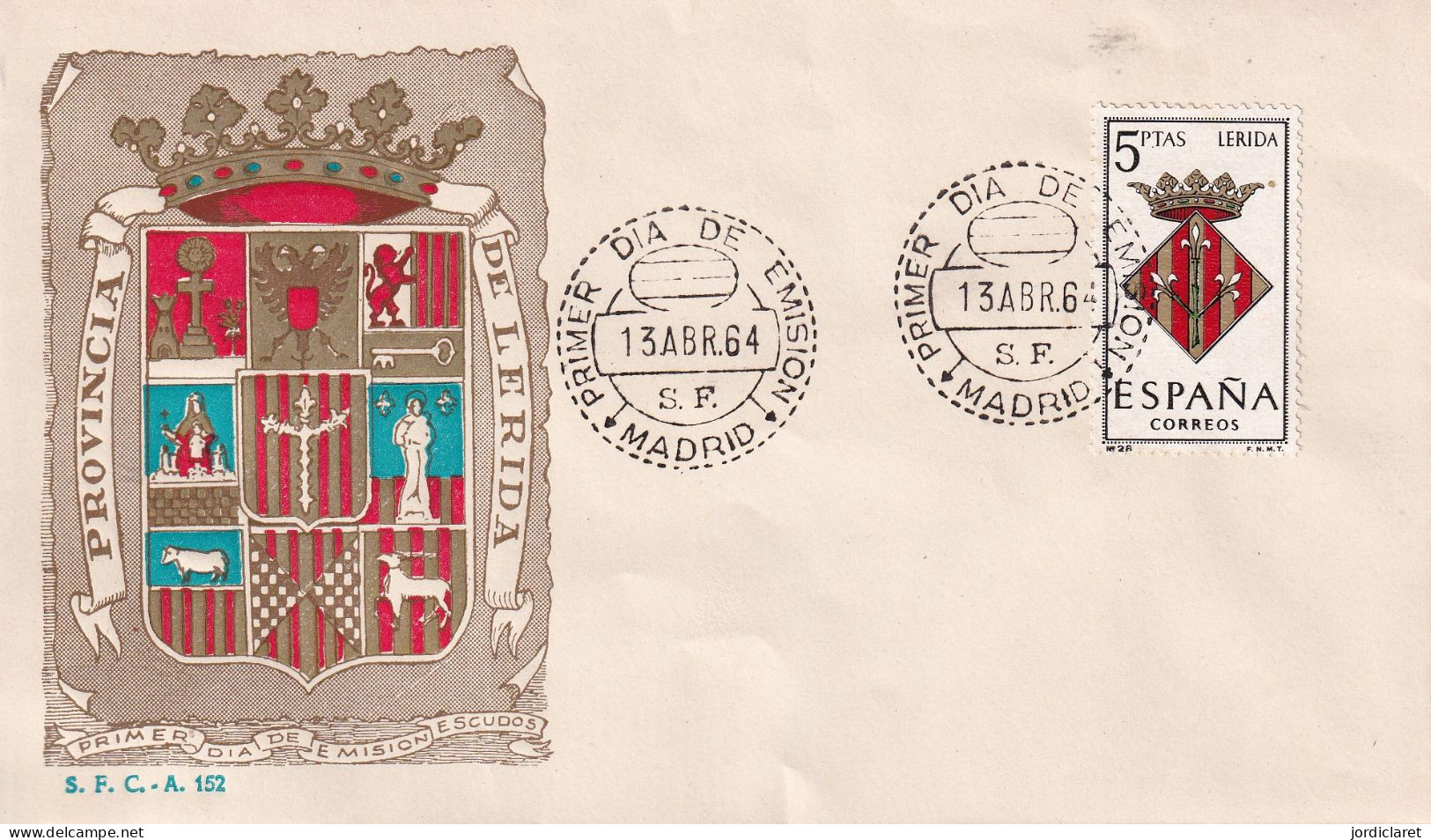 FDC 1964 MADRID - FDC