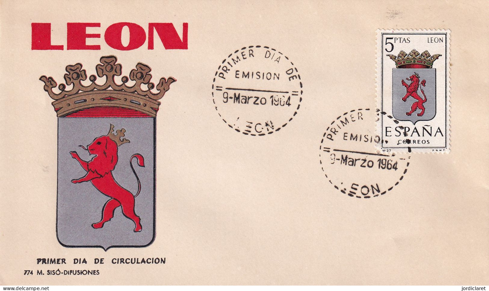 FDC 1964 LEON - FDC