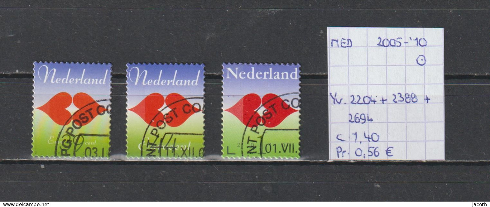 Nederland 2005-'10 - YT 2204 + 2388 + 2694 (gest./obl./used) - Usati