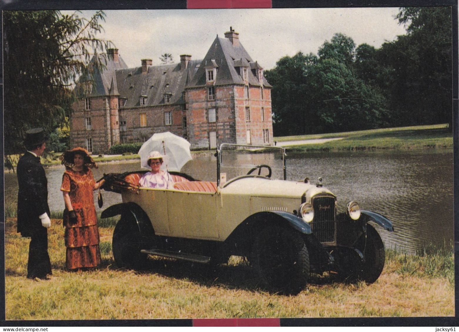 61 - Château De Lignou De Briouze - Torpédo Peugeot 177 B - 1923 C. Perrin - Briouze