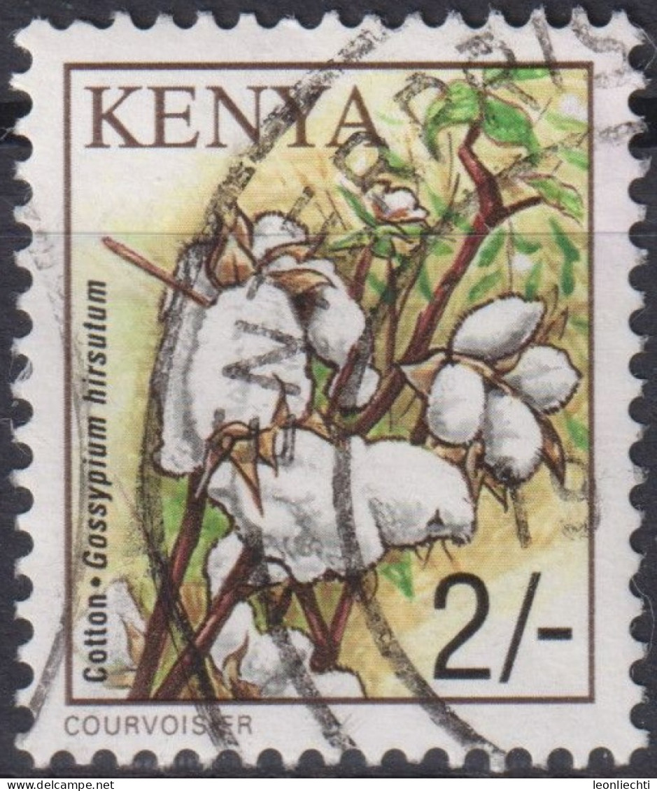 2001Kenia ° Mi:KE 745A, Sn:KE 749, Yt:KE 728, Cotton (Gossypium Hirsutum) - Kenya (1963-...)