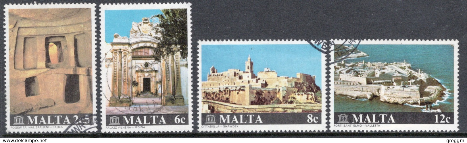 Malta 1980 Set To Celebrate Construction Preservation In Fine Used - Malta