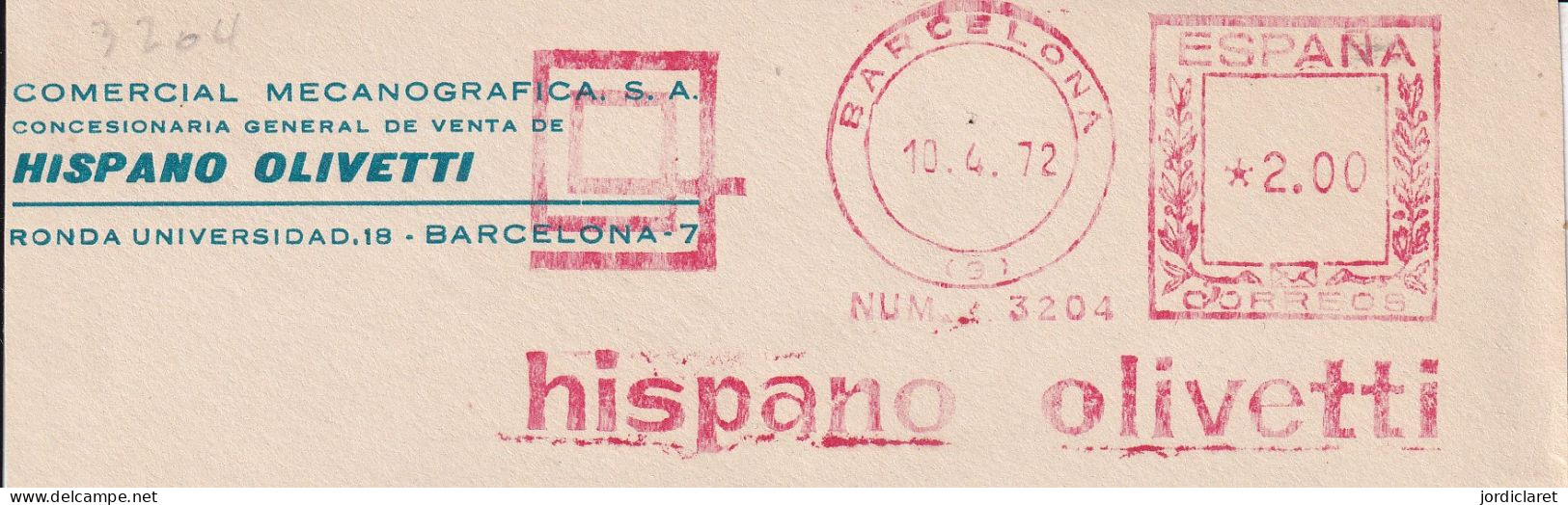 FRANQUEO MECANICO FRONTAL 6X15 BARCELONA - Maschinenstempel (EMA)