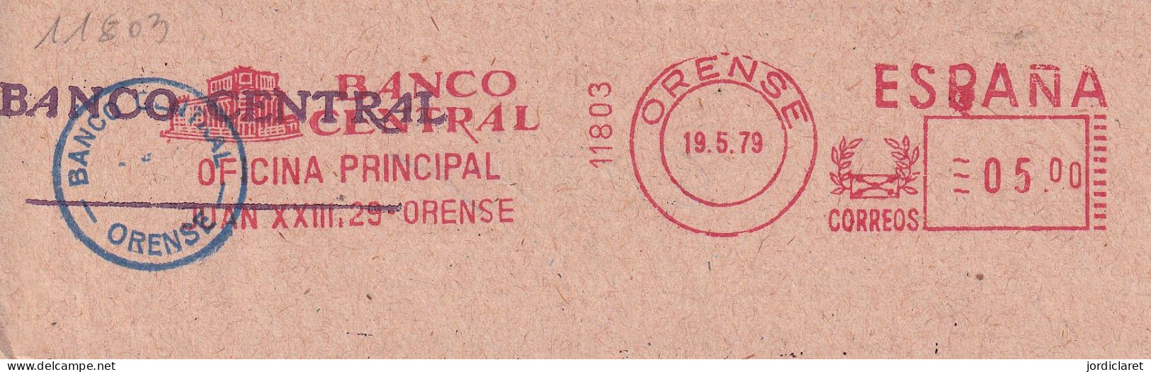 FRANQUEO MECANICO FRONTAL 6X15  ORENSE - Maschinenstempel (EMA)